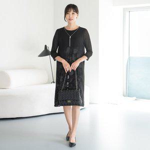[마담4060]엄마옷 마담4060 터치쉬폰레이어드 중년원피스 원피스-ROP2504003-