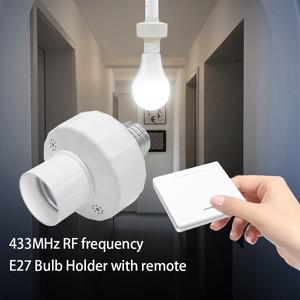 투야 스마트봇RF 433Mhz  제어 Led 전구 홀더와 스마트 라이트 스위치 E27 E26 기본 소켓 AC 85-265V 무선