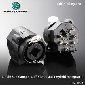 Neutrik 3극 XLR 6.35mm 1/4