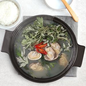 [어부장터] 바지락쑥국세트 (바지락 500g+쑥 50g)