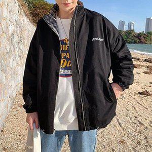 [기타]고품질 항공자켓 오버핏 야상점퍼 야상 블루종 롱점퍼 가을 (WFHLSX1)