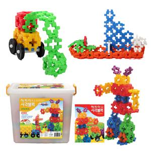 한립토이스 유아블럭 장난감 소근육발달 와플블럭 어린이집 유치원 해피미니사각블럭 378PCS