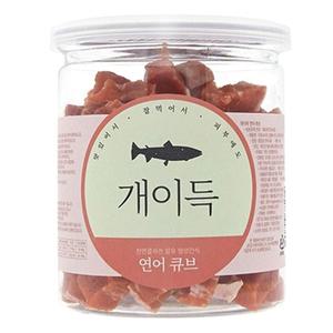강아지 연어 간식 일상 큐브 200g
