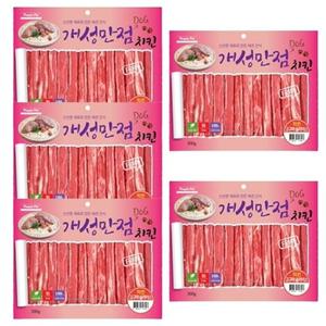 강아지 고구마 치킨 일상 슬라이스 300g 5P