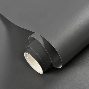 매트 회색 벽지 자기 접착 껍질과 스틱 벽 패턴 거실 두꺼운 벽 스티커 PVC DIY 장식 종이