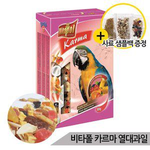 올블루 비타폴 카르마 열대과일 앵무새사료 750g 앵무새간식