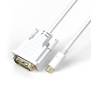 USB C타입 to DVI-D 듀얼링크 케이블 1.8m MBF-CDVI018 [KF]