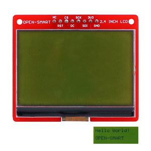 아두이노 OPEN SMART LCD 디스플레이 브레이크아웃 보드 모듈 백라이트 없는 SPI 흑백 호환 가능 3V 인치 128x64