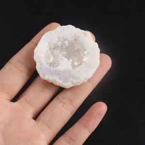 힐링소품,천연 원석1pc 원시 천연 마노 석영 Geode 치유 보석 장식 요술 크리스탈 클러스터 광물 표본 에너