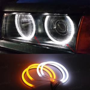 코튼 헤드 라이트 헤일로 엔젤 악마 눈 키트 천사 눈 빛 BMW 3 시리즈 E30 E36 M3 333i 325i 323i 316i 318