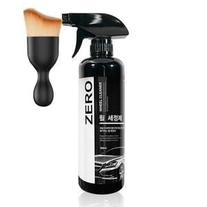차량 휠세정제 찌든때 광택제 500ml 먼지 브러쉬 세트