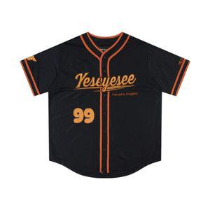 한화 이글스 x 예스아이씨 베이스볼 저지 블랙 Hanwha Eagles x Yeseyesee Baseball Jersey Black