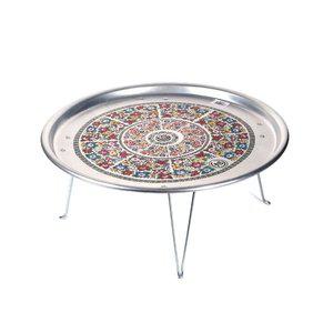 고품질 옛날 접이식 양은밥상 2호(50cm) 왕대/양은발상/시골/ (WFHP8M0)