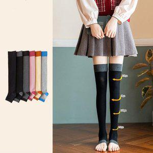 고품질 수면 압박스타킹 데일리 니삭스 오버 클래식 반스타킹 (WFHPX47)