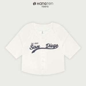 [행텐주니어](순천모다)틴즈 여아 쿨링 베이스볼 반팔셔츠 14520-131-415-31