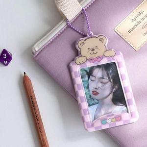 카드케이스 포토카드 꾸미기 키링 홀더 1개 4종 (3lXNu)