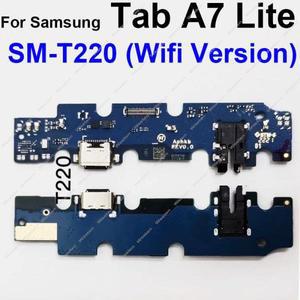 삼성 갤럭시 탭 A7 라이트 T220 USB 충전기 독 보드 커넥터 플렉스 케이블 WIFI LTE 부품 용 포트