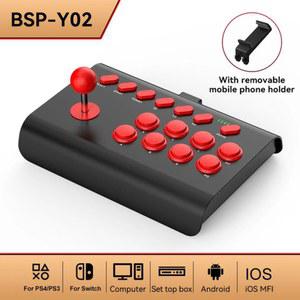 BSP Y02 스위치 아케이드 트라이 PC PC지원 핸드폰 스마트폰 게임패드 Bla