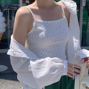 [코코블랑] 미니 플라워 펀칭 슬리브리스