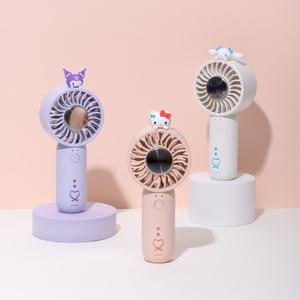 산리오 쿠로미 시나모롤 헬로키티 쿨링 핸디팬 휴대용 선풍기