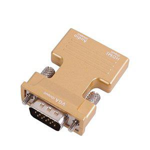 (COMS) HDMI to VGA 컨버터(음성지원)/젠더타입-WCB64D1