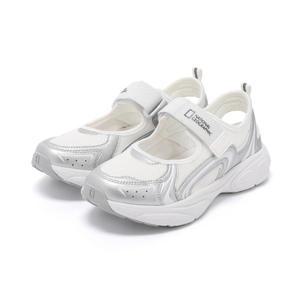 내셔널지오그래픽키즈 컨투어 프리즈 샌들 WHITE K252KSD020