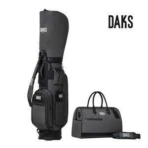 [아웃도어스/닥스골프]닥스골프 남성 골프백 세트 그레이 DKCB DKBB-032M 캐디백+보스턴백