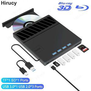 외장ODD USB 30 C 다중 외장 블루레이 드 CD DVD BD- RW 플레이어 버너 라이터 리더 노트북 PC용