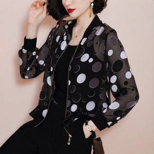 로맨틱 패턴 집업 점퍼 여름 바람막이 자켓 봄 가을용 잠바 비치 수영복 아우터 자외선차단