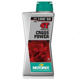 Motorex 모토렉스 크로스 파워 4T 10W50 합성 4사이클 엔진오일 1리터 /오토바이/모토싸이클/모튤/스쿠터