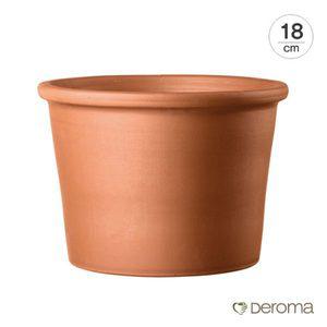 [데팡스][Made in Italy] 데로마 테라코타 토분 인테리어화분 실린드로 볼다토(18cm)