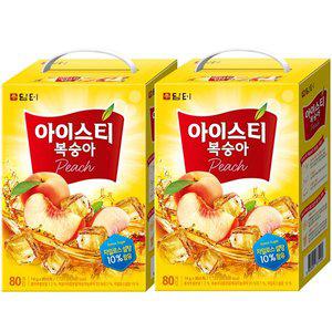 [담터] 복숭아 아이스티 80T x 2개