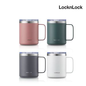 락앤락 하우스머그컵 370ml / LHC4297 / 보온 보냉 사무실 뚜껑 스텐컵 손잡이