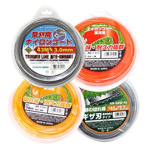 카타야마 사각형 예초기날 2.4mm X 76M / 나일론 커터 줄 끈 예초날 안전날 제초기 벌초 예취기