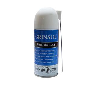한국하우톤 그린솔 투명 다목적 윤활 그리스 스프레이 일체형 360ml 구리스 테프론 방청 녹방지 부식방지