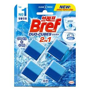 브레프 듀오큐브 오션 50g x 4 x 10개(1BOX)