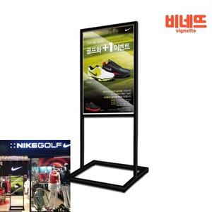 블랙 입간판 POP 배너 A1 세로 B55 현수막게시대 아크릴입간판 스탠드안내판