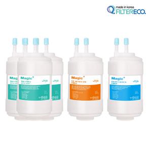 WPU-A100C 필터 정수기 SK매직 호환 최고급형 4인치 1년 관리 세트