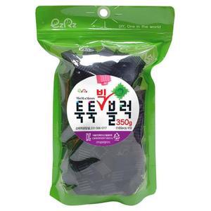 [XBGLJ860]이지툭툭 빅블럭 350g 리필 검정 글로벌이지