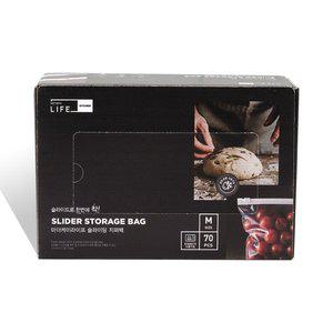 [마더케이][대용량] 슬라이딩 지퍼백 Medium / 70pcs
