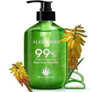 Aloderma 99  유기농 알로에 베라 젤   10.6oz