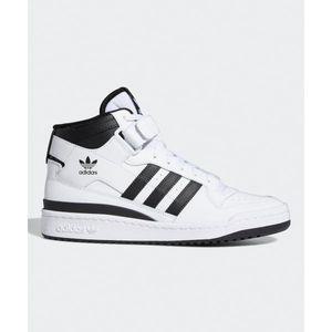 아디다스 ADIDAS 포럼 미드 화이트 블랙 FY7939 233086