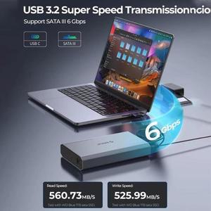 ORICO HDD 케이스 35 인치 하드 드라이브 인클로저 알루미늄 USB 31 C 타입 방열 외장 도킹 스테이션 25