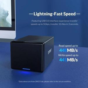 ORICO 외장 하드 드라이브 케이스 PC 노트북용 35 인치 HDD 8 베이 도킹 스테이션 SATAUSB30 120W 전원