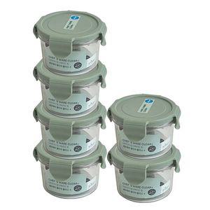 [기타]원형 OXTXCMOW 밀폐용기 트라이탄 용기740ml x 4개-at