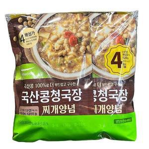 풀무원 국산콩 청국장찌개 130g x 4입 e64326