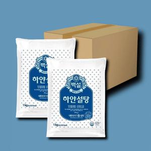 백설 하얀 설탕 1kg 16개 대용량