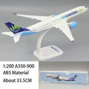 프라모델 수집용 플라스틱 조립 비행 모형 장난감 1/200 스케일 A350-900 Air CARAIBES 항공