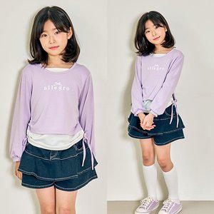 [shopDekelly]캉캉 청 반바지 팬츠 / 여아 주니어 의류 초등학생 옷