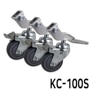 [MENPYIPM_52BW]삼각대 100mm w 브레이크 바퀴 KC-100S